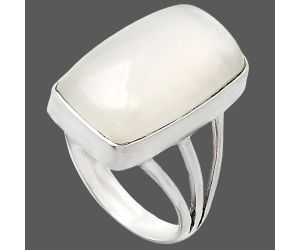 Srilankan Moonstone Ring size-7 EXR01849 R-1003, 11x18 mm