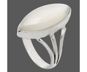 Srilankan Moonstone Ring size-8 EXR01871 R-1003, 9x21 mm