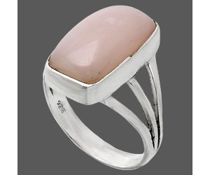 Pink Opal Ring size-8 EXR01902 R-1003, 9x16 mm