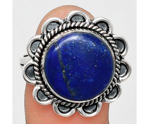 Lapis Lazuli Ring size-10 EXR02162 R-1221, 14x14 mm