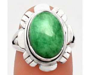 Utah Variscite Ring size-7 EXR02209 R-1342, 10x13 mm