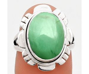 Utah Variscite Ring size-7 EXR02210 R-1342, 11x14 mm