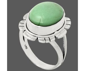 Utah Variscite Ring size-7 EXR02210 R-1342, 11x14 mm