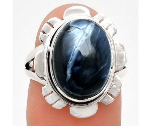 Pietersite Ring size-7 EXR02233 R-1342, 11x14 mm