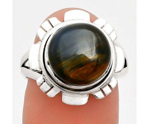 Pietersite Ring size-8 EXR02238 R-1342, 11x11 mm