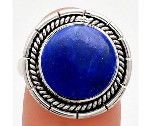 Lapis Lazuli Ring size-8 EXR02264 R-1728, 13x13 mm