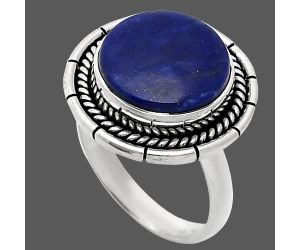 Lapis Lazuli Ring size-8 EXR02264 R-1728, 13x13 mm