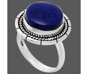 Lapis Lazuli Ring size-8 EXR02266 R-1728, 13x13 mm