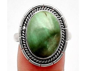 Utah Variscite Ring size-10 EXR02283 R-1728, 12x17 mm