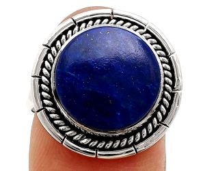 Lapis Lazuli Ring size-7 EXR02308 R-1728, 13x13 mm