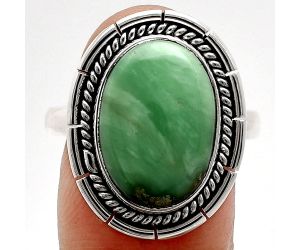 Utah Variscite Ring size-10 EXR02316 R-1728, 11x16 mm