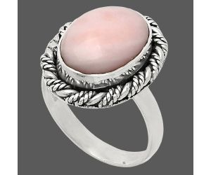 Pink Opal Ring size-7 EXR02338 R-1013, 10x14 mm