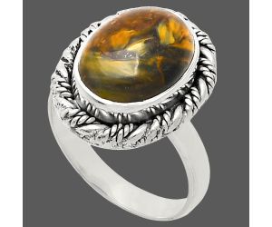 Pietersite Ring size-6 EXR02359 R-1013, 9x13 mm