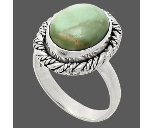 Utah Variscite Ring size-6 EXR02371 R-1013, 10x12 mm