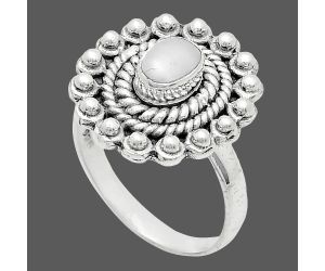 Natural Fresh Water Pearl Ring size-8.5 EXR02502 R-1124, 6x4 mm