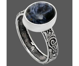 Pietersite Ring size-8 EXR02662 R-1055, 9x11 mm