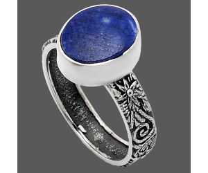 Lapis Lazuli Ring size-6 EXR02696 R-1055, 8x10 mm