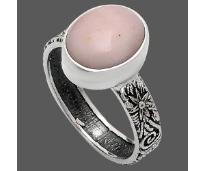 Pink Opal Ring size-6.5 EXR02706 R-1055, 9x11 mm