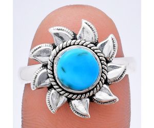 Sun - Sleeping Beauty Turquoise Ring size-9 EXR02801 R-1617, 7x7 mm