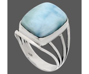 Larimar (Dominican Republic) Ring size-10 EXR03007 R-1219, 13x17 mm