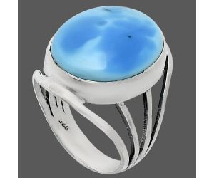 Sleeping Beauty Turquoise Ring size-7 EXR03030 R-1219, 14x18 mm