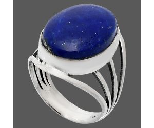 Lapis Lazuli Ring size-7 EXR03039 R-1219, 13x17 mm