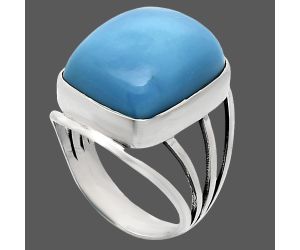 Sleeping Beauty Turquoise Ring size-7 EXR03055 R-1219, 13x16 mm