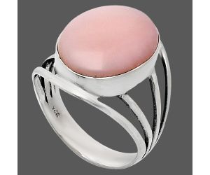 Pink Opal Ring size-10 EXR03059 R-1219, 13x17 mm