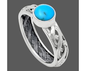 Sleeping Beauty Turquoise Ring size-9.5 EXR03128 R-1161, 7x7 mm