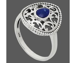 Lapis Lazuli Ring size-9.5 EXR03384 R-1038, 7x5 mm