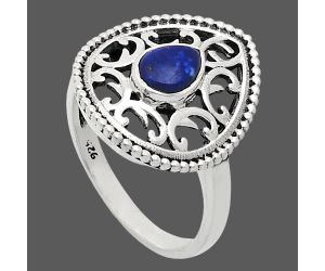 Lapis Lazuli Ring size-8 EXR03385 R-1038, 7x5 mm