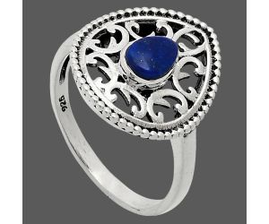 Lapis Lazuli Ring size-10 EXR03386 R-1038, 7x5 mm