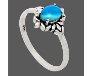 Sleeping Beauty Turquoise Ring size-8.5 EXR03443 R-1721, 7x5 mm