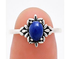 Lapis Lazuli Ring size-7 EXR03482 R-1721, 7x5 mm