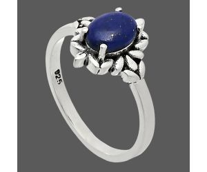 Lapis Lazuli Ring size-6 EXR03483 R-1721, 7x5 mm