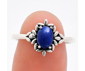 Lapis Lazuli Ring size-8 EXR03489 R-1721, 7x5 mm