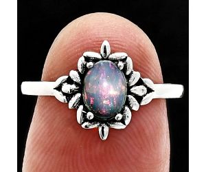 Ethiopian Opal Ring size-7 EXR03528 R-1721, 7x5 mm