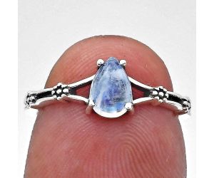 Rainbow Moonstone Ring size-6 EXR03626 R-1720, 7x5 mm