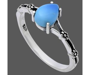 Sleeping Beauty Turquoise Ring size-7 EXR03643 R-1720, 7x5 mm