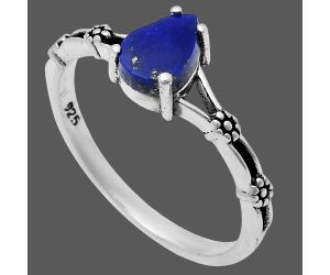 Lapis Lazuli Ring size-6.5 EXR03646 R-1720, 7x5 mm