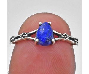 Lapis Lazuli Ring size-6 EXR03651 R-1720, 7x5 mm