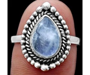 Rainbow Moonstone Ring size-9 EXR03707 R-1154, 8x12 mm