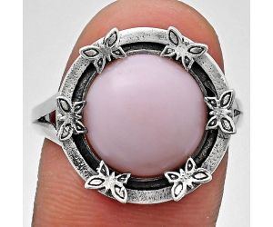 Pink Opal Ring size-9.5 EXR03722 R-1716, 12x12 mm