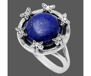 Lapis Lazuli Ring size-9 EXR03749 R-1716, 12x12 mm