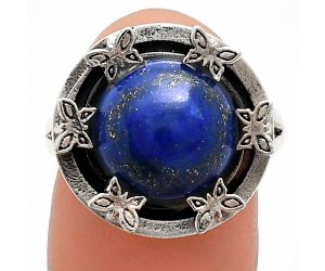 Lapis Lazuli Ring size-8 EXR03759 R-1716, 12x12 mm