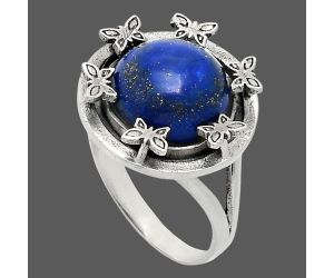 Lapis Lazuli Ring size-8 EXR03759 R-1716, 12x12 mm