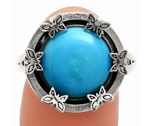 Sleeping Beauty Turquoise Ring size-9.5 EXR03764 R-1716, 12x12 mm