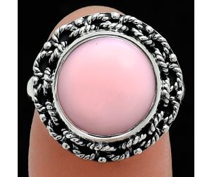 Pink Opal Ring size-8 EXR03808 R-1266, 12x12 mm