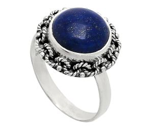 Lapis Lazuli Ring size-9.5 EXR03821 R-1266, 12x12 mm