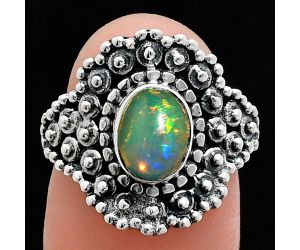 Ethiopian Opal Ring size-7 EXR04181 R-1124, 6x8 mm